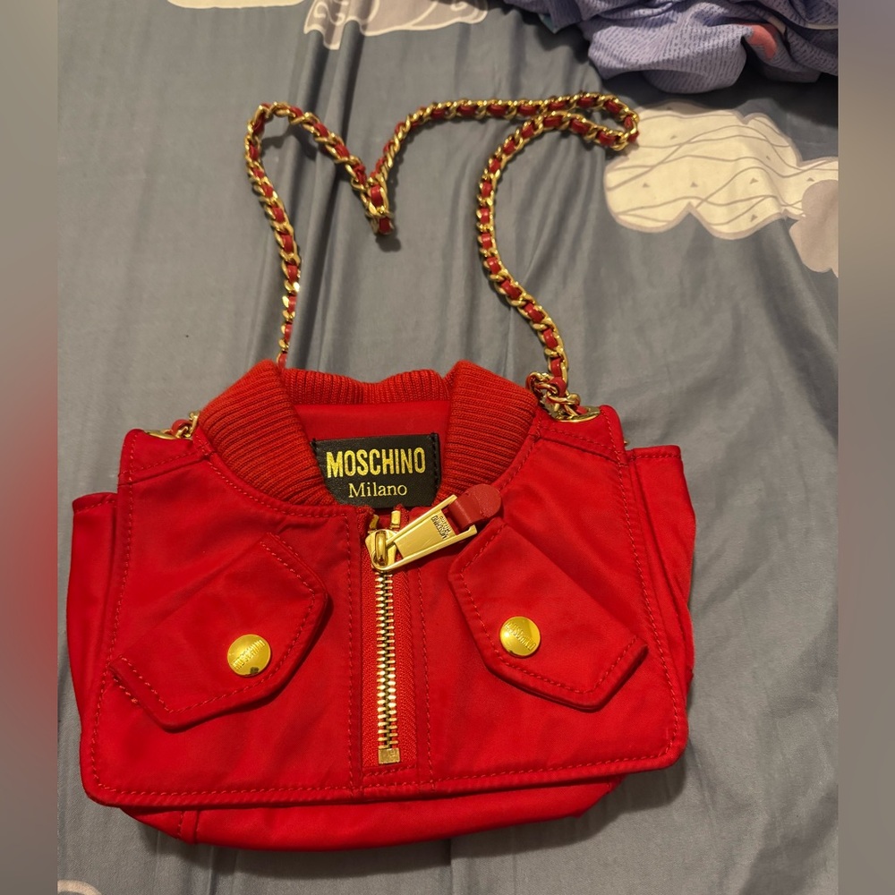 Moschino jacket bag